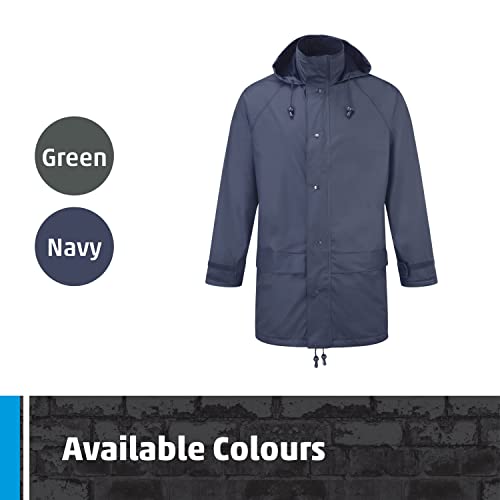 Fort Men's 220 Flex Waterproof Jacket, Navy, Large