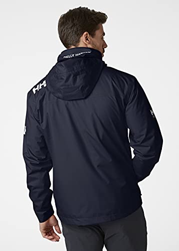 Helly Hansen Crew Hooded Midlayer Jacket Mens Navy 2XL