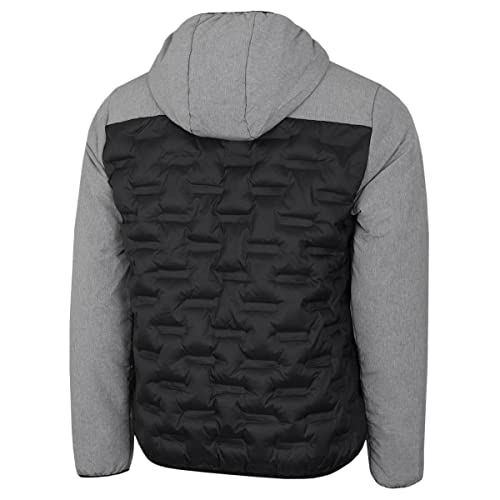 Calvin Klein Mens Bridgeport Padded Golf Jacket - Grey Marl/Black - M