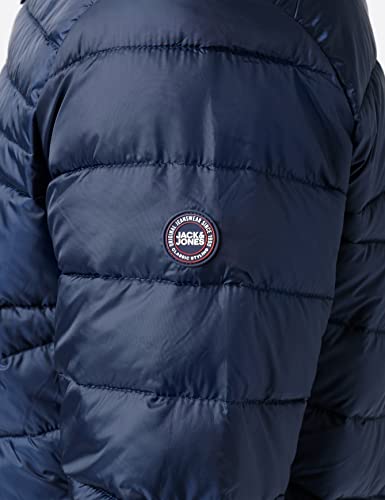 JACK & JONES Mens Hero Puffer Jacket Navy Blazer L