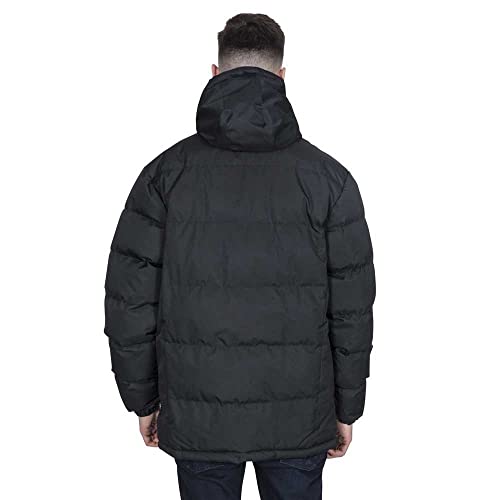 Trespass Men's Clip Padded Jacket, Black, M UK