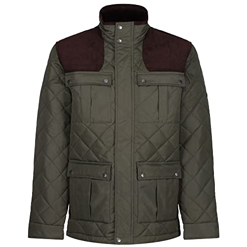 Regatta Professional Mens Padbury Quilted Jacket Dark Khaki L