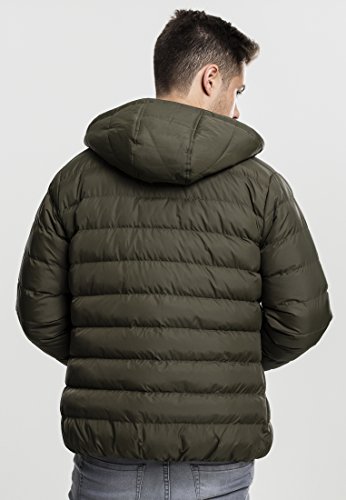 Urban Classics Men's Basic Bubble Jacket, Navy/White/Navy, 5XL Plus UK