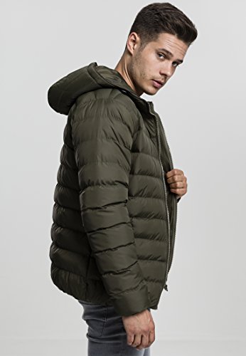 Urban Classics Men's Basic Bubble Jacket, Navy/White/Navy, 5XL Plus UK