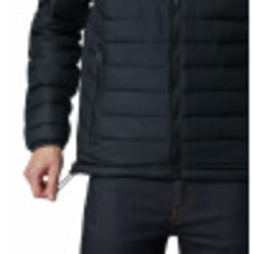 Columbia Powder Lite Hooded Jacket Men's Hooded Puffer Jacket, Black