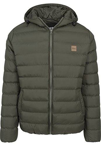 Urban Classics Men's Basic Bubble Jacket, Navy/White/Navy, 5XL Plus UK