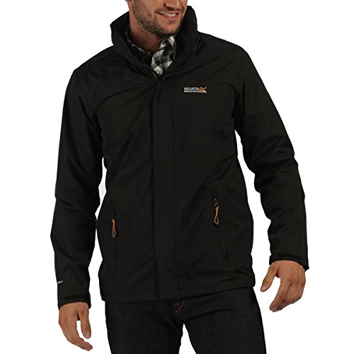 Regatta Mens Matt Lightweight Jacket - Black - S