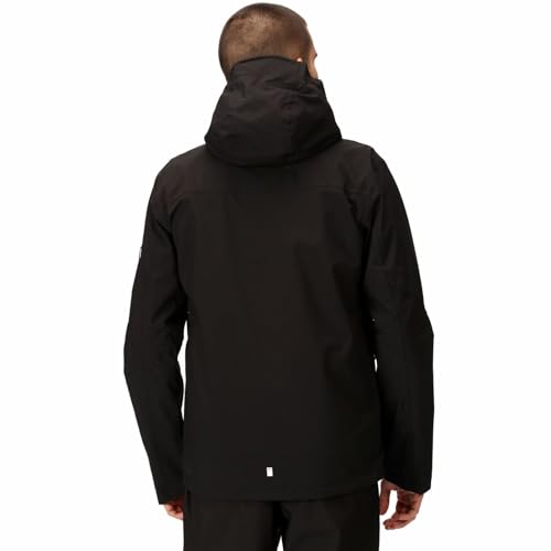 Regatta Mens Birchdale Waterproof Walking Jacket - Black Magnet - XXL