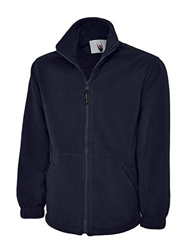 Adults Classic Full Zip Fleece Jacket Navy XXL