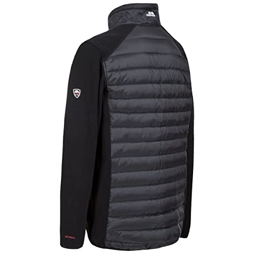 Trespass Men's Saunter Fleece At300, Black, M UK