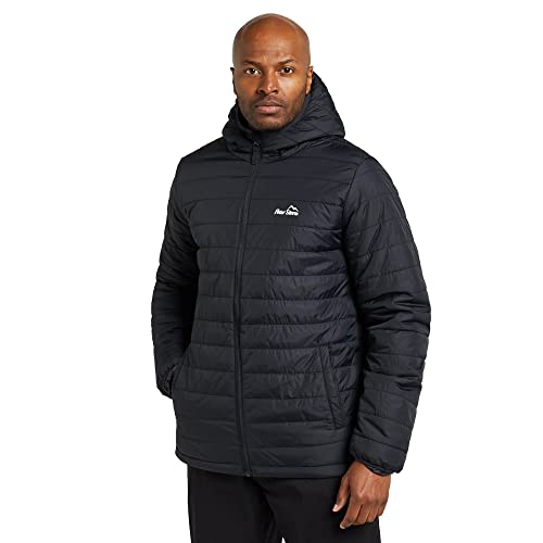 Peter Storm Men's Blisco II Insulated Jacket with Hood and 2 Pockets, Water Repellent and Lightweight Men's Jacket (M, Black)