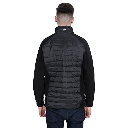 Trespass Men's Saunter Fleece At300, Black, M UK
