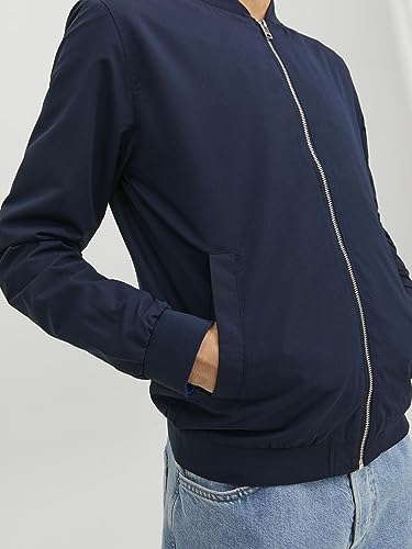 JACK & JONES Men's Jjeroy Bomber Jacket, Blazer Navy, L