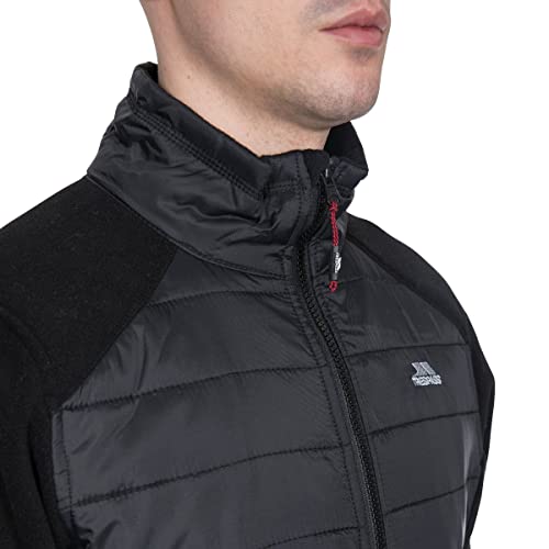 Trespass Men's Saunter Fleece At300, Black, M UK