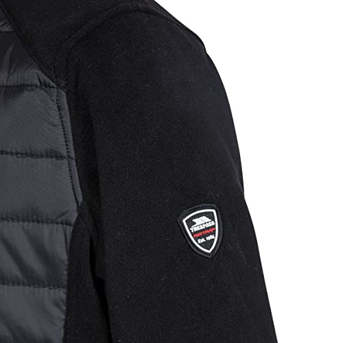 Trespass Men's Saunter Fleece At300, Black, M UK
