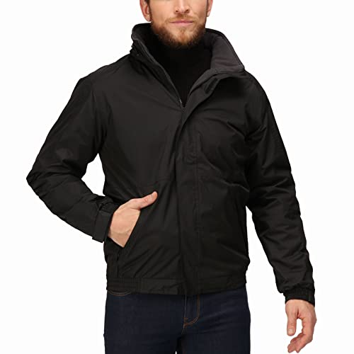 Regatta Professional Mens Dover Fleece Lined Bomber Jacket - Black - XL