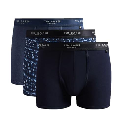 Ted Baker Men's 3 Pack Boxer Trunks, M Multi