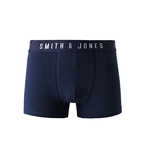 Smith and Jones Mens Boxers Shorts (5 or 7 Pack) Multipacked Underwear Gift Set, Mens Boxers Trunk(XL,NIGHTFALL)