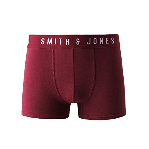 Smith and Jones Mens Boxers Shorts (5 or 7 Pack) Multipacked Underwear Gift Set, Mens Boxers Trunk(XL,NIGHTFALL)