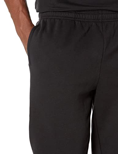 Amazon Essentials Men's Fleece Jogger Bottom, Black, L