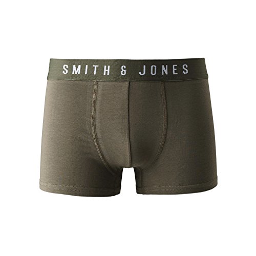 Smith and Jones Mens Boxers Shorts (5 or 7 Pack) Multipacked Underwear Gift Set, Mens Boxers Trunk(XL,NIGHTFALL)