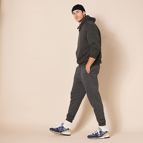 Amazon Essentials Men's Fleece Jogger Bottom, Black, L