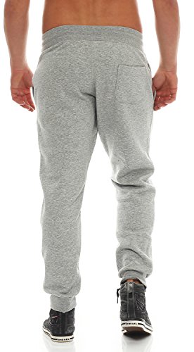 Nike Men's Aw77 Flc Cuff Pants - Dark Grey Heather/Obsidian, Large