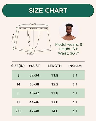 INNERSY Mens Underwear Multipack Soft Underpants Open Fly Trunks Colourful Boxers Pack of 4 (M, Colorful Cube)