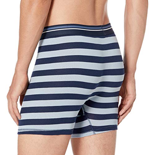 Amazon Essentials Men's Tag-Free Boxer Briefs, Pack of 5, Floral Print/Pineapple/Stripes, L