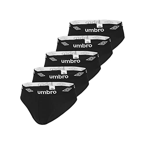 UMBRO Men's Slip UMB/1/SCX5 Briefs, Black, XXXL