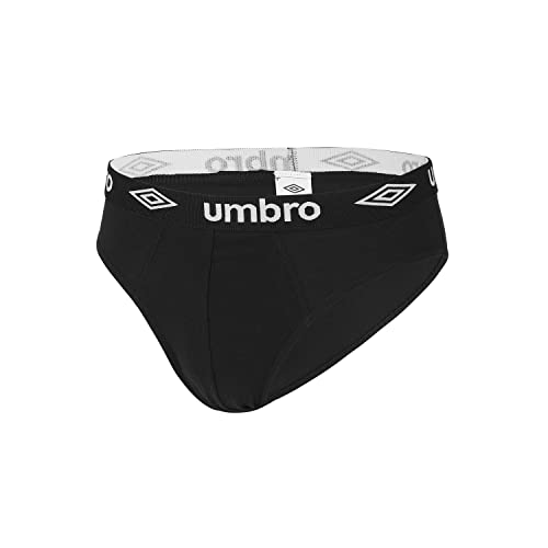 UMBRO Men's Slip UMB/1/SCX5 Briefs, Black, XXXL