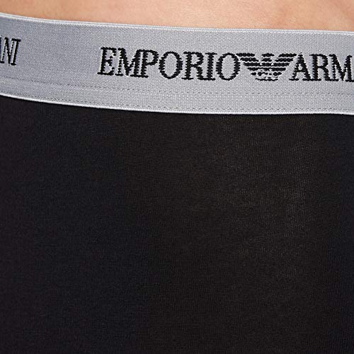 Emporio Armani Men's Cc717-111357 Trunk Pack of 3 , Multicolor (White/Black/Grey 02910), L UK