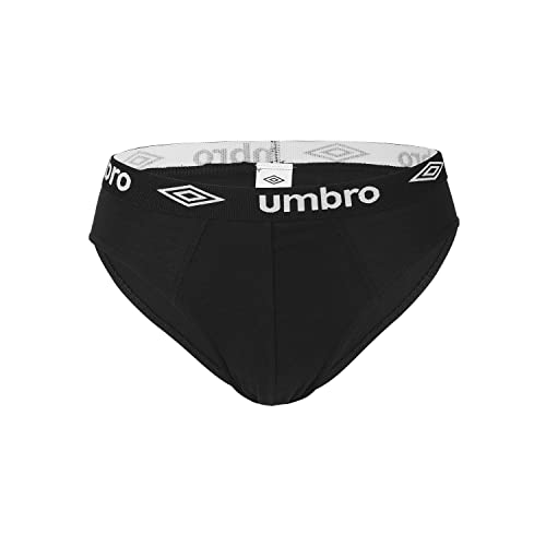 UMBRO Men's Slip UMB/1/SCX5 Briefs, Black, XXXL