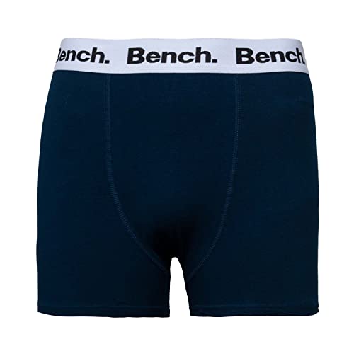 Bench - Mens 'MARCOS' Everyday Essentials Multipack Boxer Jersey Shorts, Classic Fit 7 Pack Casual Trunks, Underwear Gift Set (M, Marcos/Assorted)
