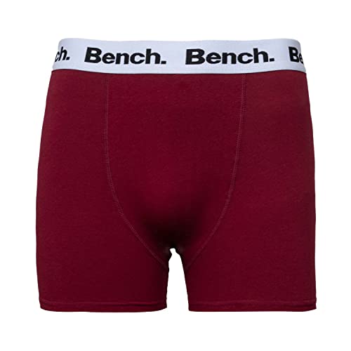 Bench - Mens 'MARCOS' Everyday Essentials Multipack Boxer Jersey Shorts, Classic Fit 7 Pack Casual Trunks, Underwear Gift Set (M, Marcos/Assorted)