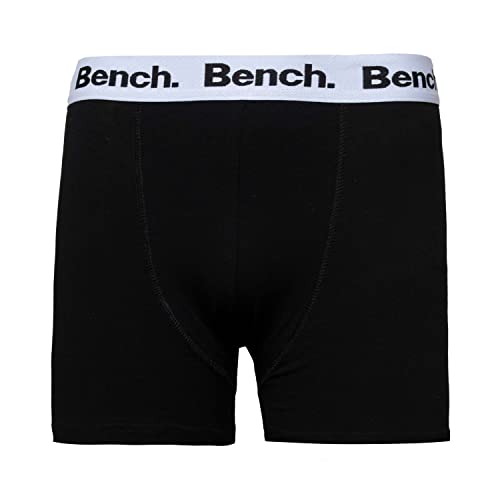 Bench - Mens 'MARCOS' Everyday Essentials Multipack Boxer Jersey Shorts, Classic Fit 7 Pack Casual Trunks, Underwear Gift Set (M, Marcos/Assorted)