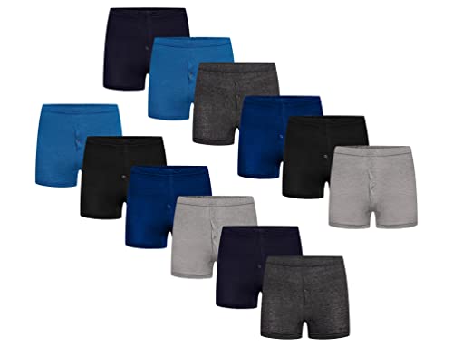 ASRL 12 Pack Mens Boxers shorts underwear (UK, Alpha, XL, Regular, Regular, Pack of 12)