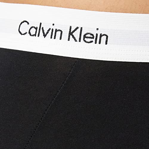Calvin Klein Men's 3 Pack Low Rise Trunks - Cotton Stretch Boxers, Multi-coloured, S