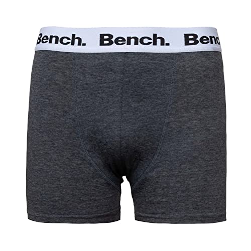 Bench - Mens 'MARCOS' Everyday Essentials Multipack Boxer Jersey Shorts, Classic Fit 7 Pack Casual Trunks, Underwear Gift Set (M, Marcos/Assorted)