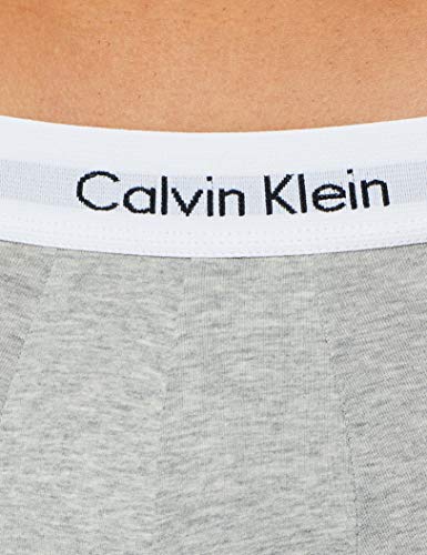 Calvin Klein Men's 3 Pack Low Rise Trunks - Cotton Stretch Boxers, Multi-coloured, S