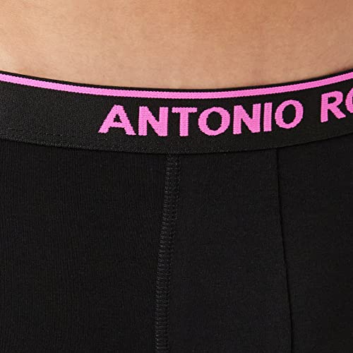 ANTONIO ROSSI (12-Pack) Men's Fitted Boxer Hipsters - Mens Boxers Shorts Multipack with Elastic Waistband - Breathable, Soft Boxers for Men for Everyday Wear - Cotton Rich, Comfortable Mens Underwear