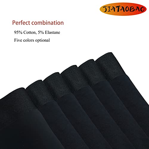 JIATAOBAO Boxer Shorts Mens (Pack of 6), Cotton Fitted Underwear Retro Trunks Breathable Briefs, Suitable For Leisure, Sports And Business, S, M, L, XL, XXL (XL, Black×6)