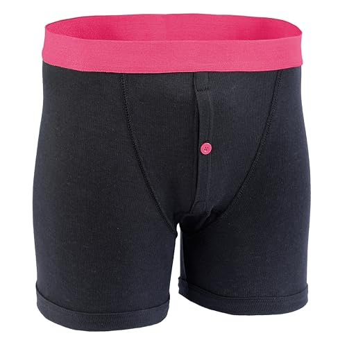 Sockstack 12 Pairs Mens Boxer Shorts Designer Black Fashion Band Underwear X Large (38-40")