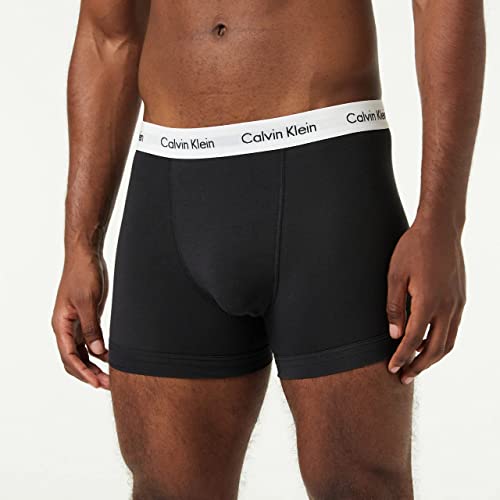 Calvin Klein Men's Trunk 3pk Trunk, Black, L