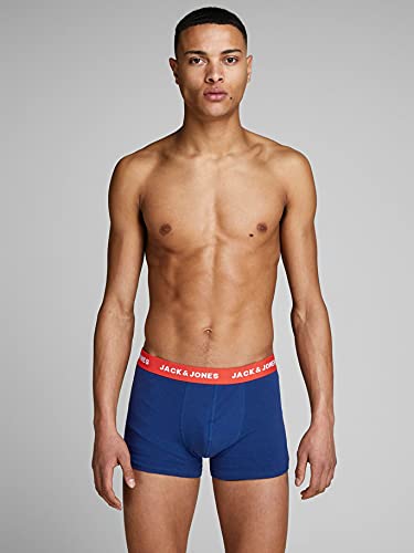 Jack & Jones Men's Jaclee Trunks 5 Pack Boxer, Surf the Web, XL UK