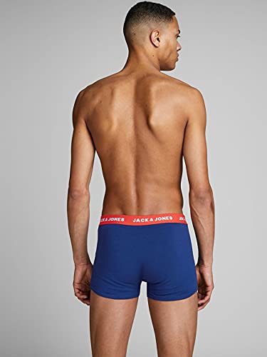 Jack & Jones Men's Jaclee Trunks 5 Pack Boxer, Surf the Web, XL UK