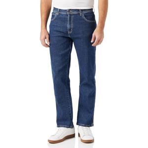 Wrangler Men's Slim Fit Jeans, Blue (Darkstone), 36W / 32L