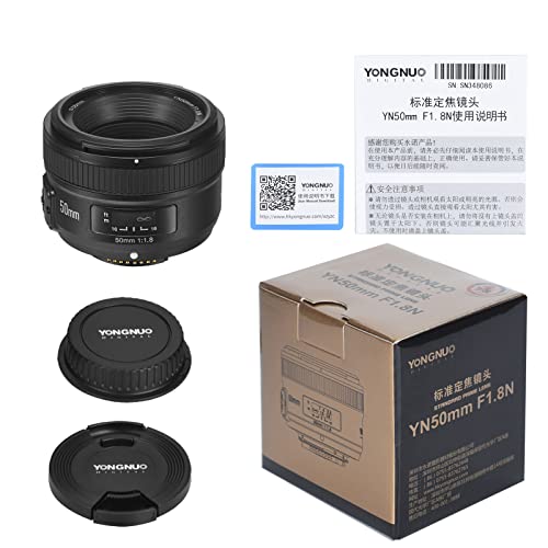 YONGNUO 50mm Prime Lens for Nikon DSLR