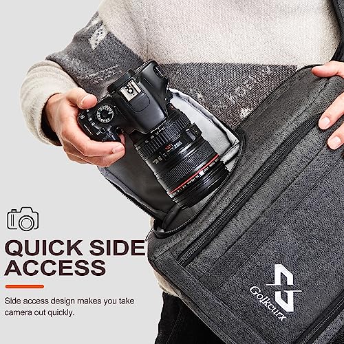 Dark Grey Camera Backpack for DSLR/SLR