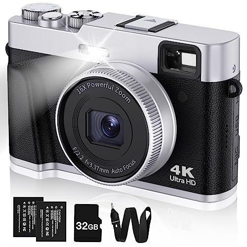 Portable 4K Vlogging Camera for Photography & Video